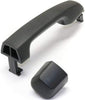 Exterior Door Handle Compatible with Toyota Land Cruiser 09-16 Rear RH=LH outside Textured Black Plastic Cover