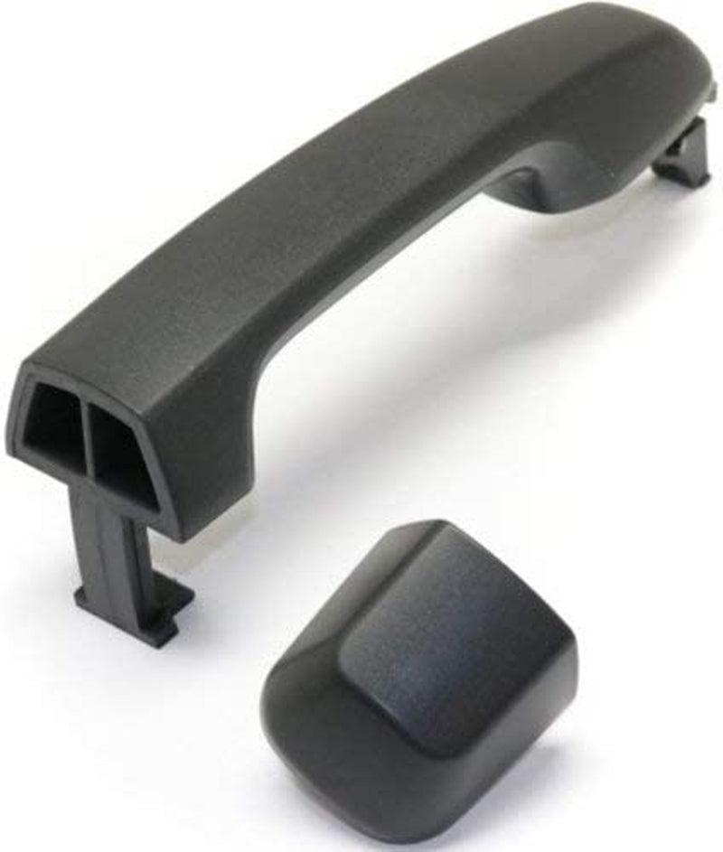 Exterior Door Handle Compatible with Toyota Land Cruiser 09-16 Rear RH=LH outside Textured Black Plastic Cover