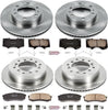 KOE5805 Autospecialty Front and Rear Replacement Brake Kit-Oe Brake Rotors & Ceramic Brake Pads