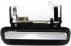 for Toyota Tacoma Exterior Door Handle Rear, Driver Side Black Bezel W/Chrome Lever (2001-2004) | Trim: Pre Runner/Base | TO1520112 | 6924035070