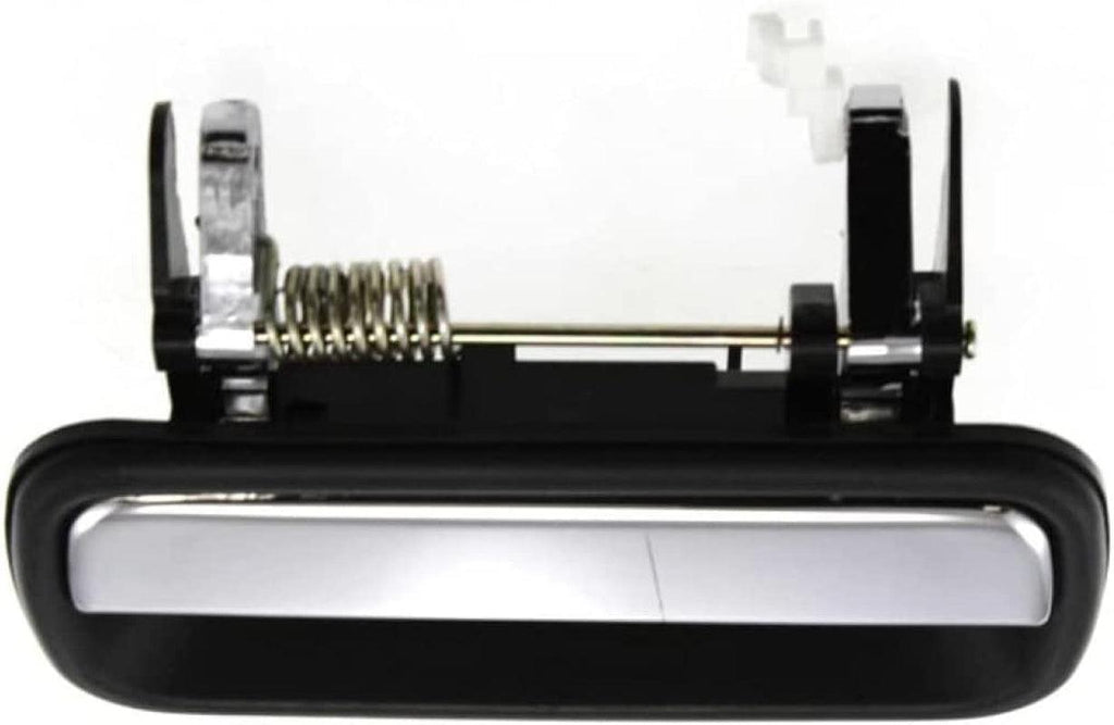 for Toyota Tacoma Exterior Door Handle Rear, Driver Side Black Bezel W/Chrome Lever (2001-2004) | Trim: Pre Runner/Base | TO1520112 | 6924035070