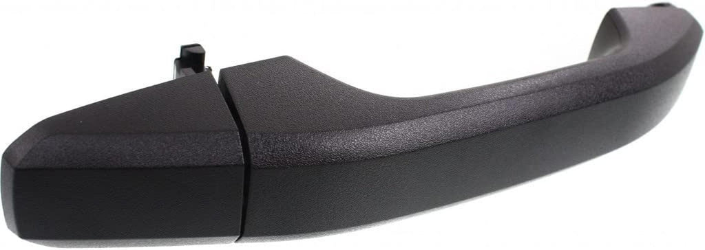 for Chevy Silverado 1500 2014 15 16 17 18 2019 Door Handle Driver or Passenger Side | Rear | Outer | Black Textured Finish | Replacement for GM1520149 | 22923605, 23438322