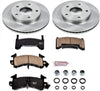 Power Stop  Autospecialty Front or Rear Replacement Brake Kit-Oe Brake Rotors & Ceramic Brake Pads