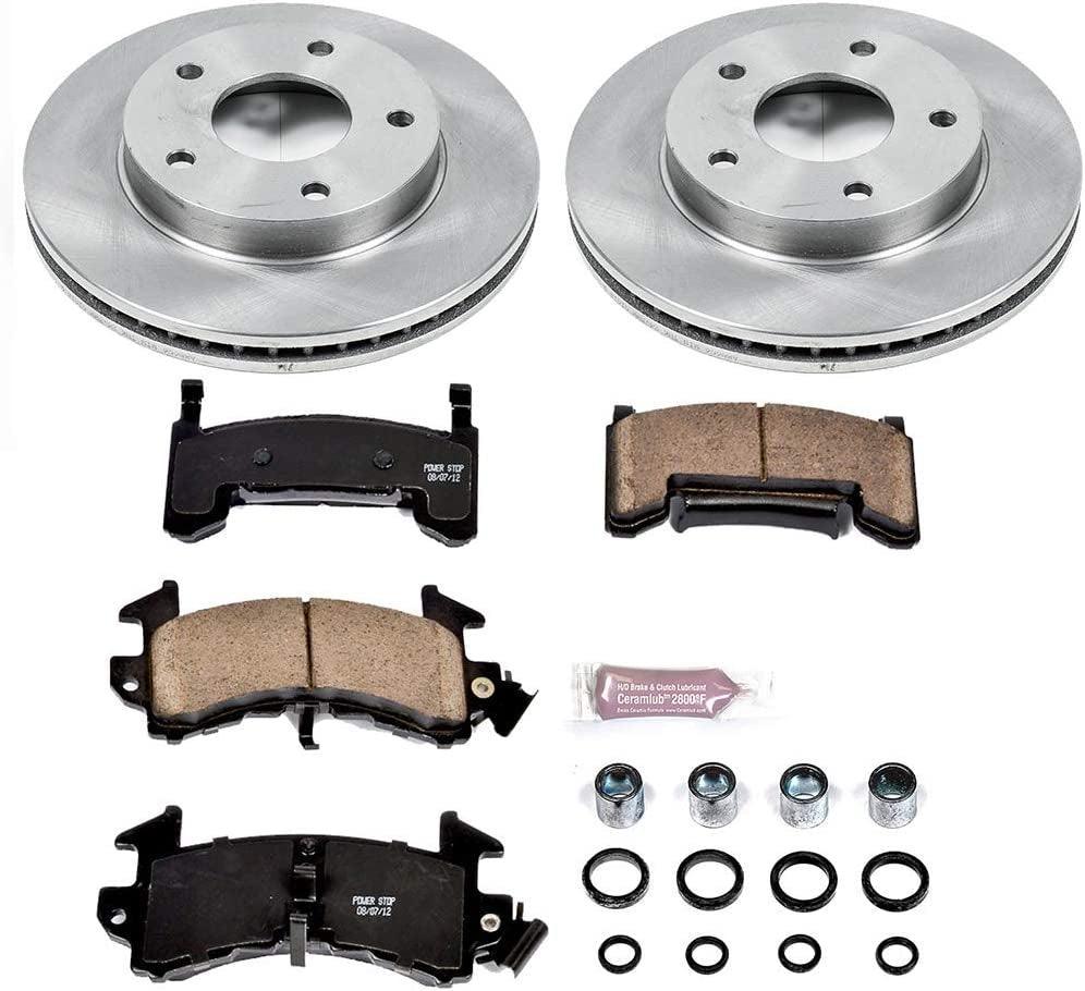 Power Stop  Autospecialty Front or Rear Replacement Brake Kit-Oe Brake Rotors & Ceramic Brake Pads