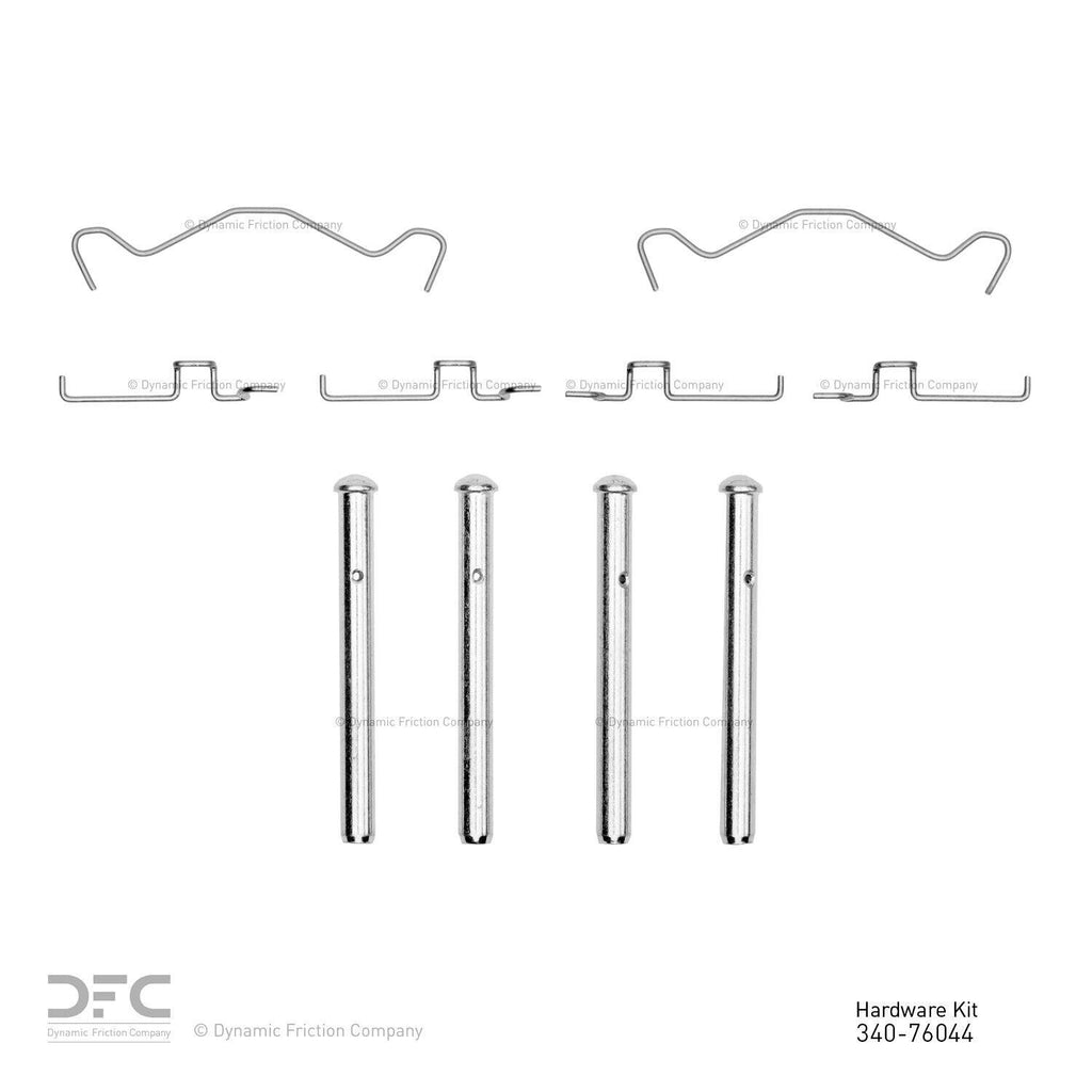 Dynamite Friction Disc Brake Hardware Kit for Matrix, Corolla, Celica 340-76044