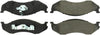 Centric Posi-Quiet Ceramic Replacement Front Disc Brake Pad Set with Shims for Select Jeep Model Years (105.04770)