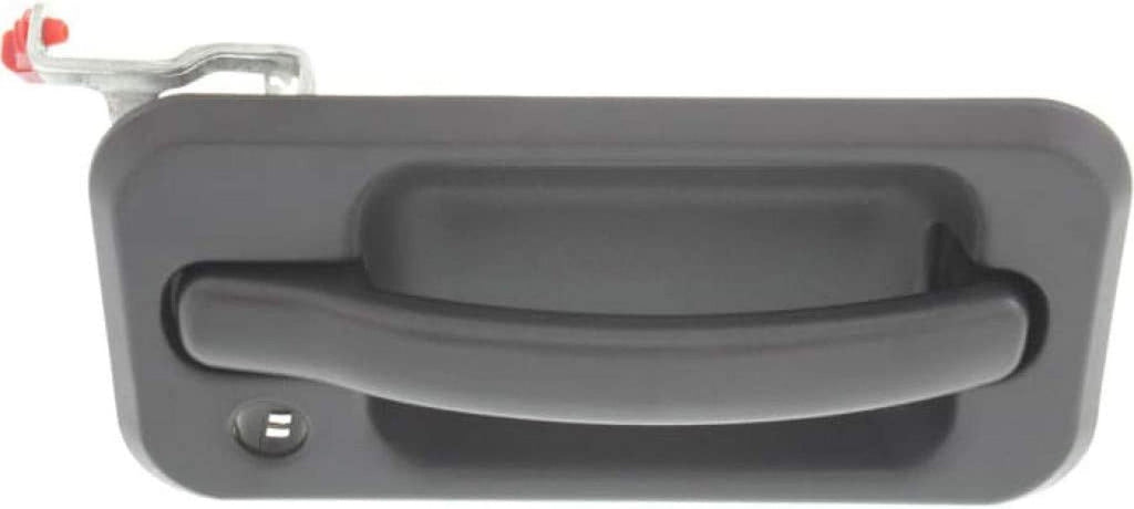 for Hummer H2 Exterior Door Handle Front, Passenger Side Textured Black 2003-2009 | with Key Hole | Trim: Base | HU1311102 | 15104793