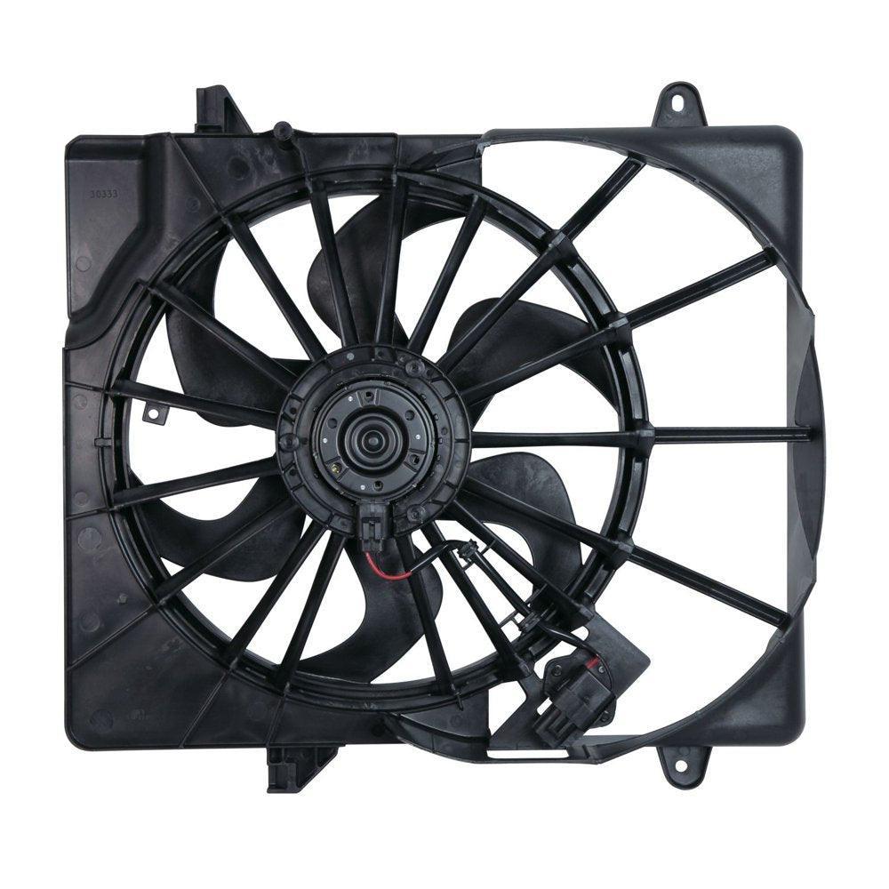 TYC 621690 Dodge Nitro Replacement Radiator/Condenser Cooling Fan Assembly