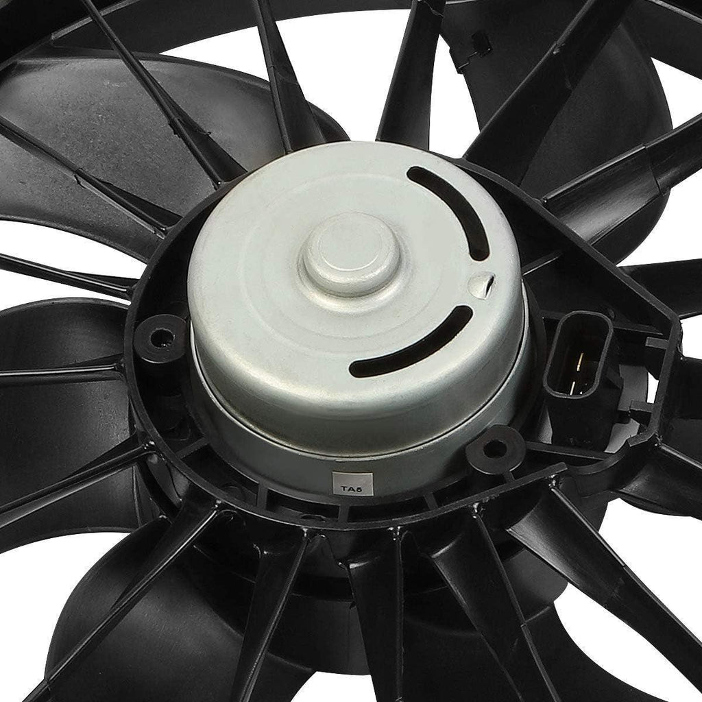 OEM-RF-0067 Radiator Cooling Fan Cooling Efficiency Improved Direct Replacement [Compatible with 07-10 Sebring / 08-14 Avenger / 07-12 Caliber],Black