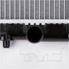 2299 Compatible with TOYOTA 1-Row Plastic Aluminum Replacement Radiator