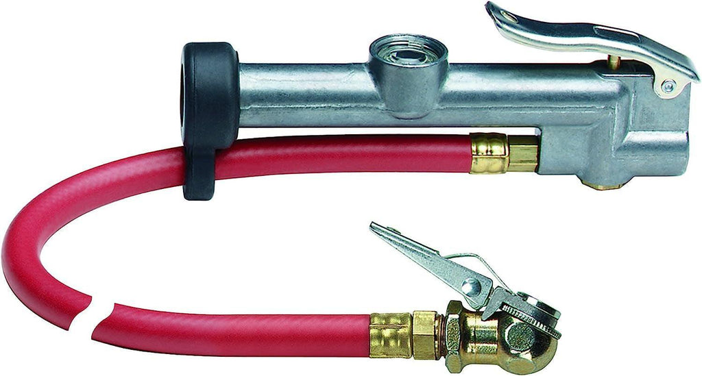 17-855 Deluxe Inflator Gauge with Clip-On Chuck