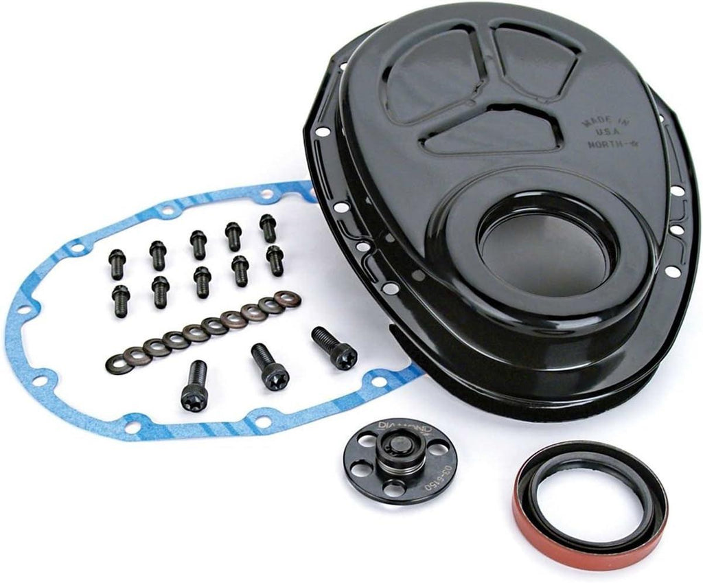 COMP Cams 208 Steel Timing Cover with Thrust Plate for Small Block Chevrolet