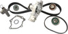 Professional TCKWP232A Timing Belt Kit with Water Pump, 2 Belts, 2 Tensioners, and Idler Pulley