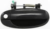 for Chevy Aveo Exterior Door Handle Front Passenger Side Smooth Black 2004-2008 | with Key Hole | Trim:All Submodels | GM1311173 | 96409549
