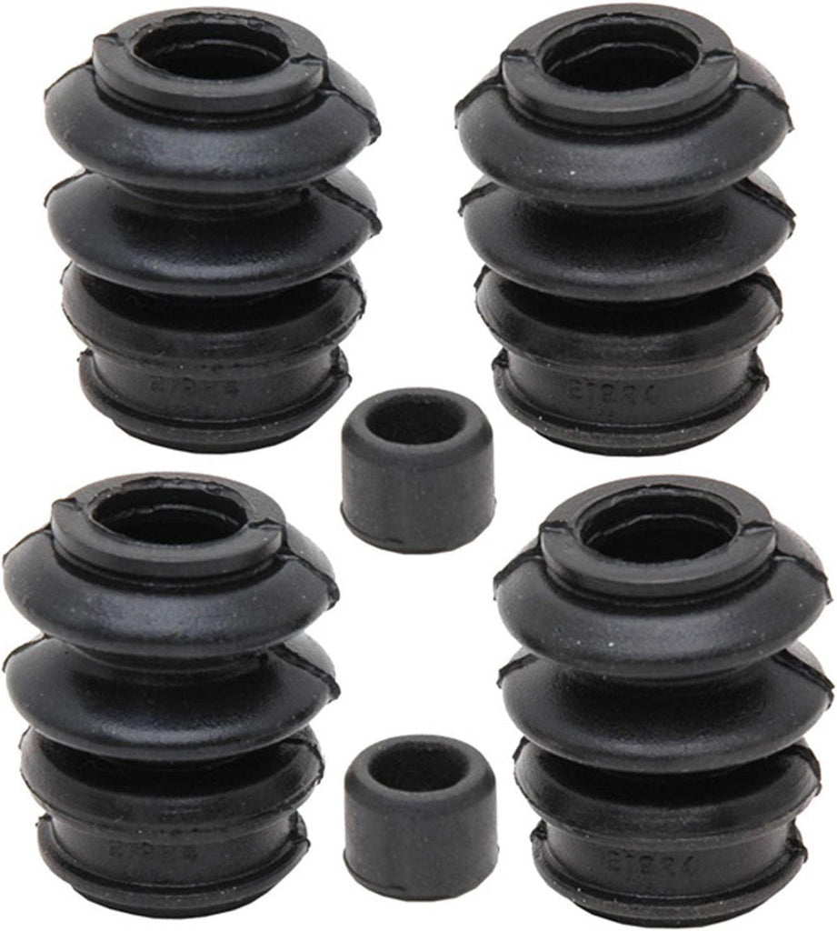 Professional 18K1406 Front Disc Brake Caliper Rubber Bushing Kit with Seals