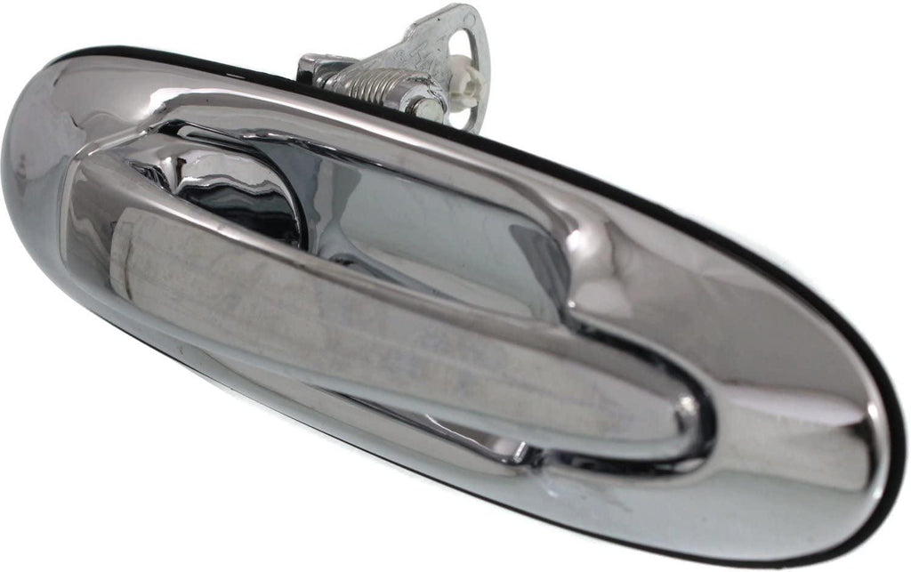 Exterior Door Handle Set of 2 Compatible with 1998-2002 Lincoln Town Car Rear, Driver and Passenger Side FO1521129