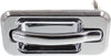 Rear Exterior Door Handle Compatible with 2003-2009 Hummer H2, Set of 2, Driver and Passenger Side, Chrome