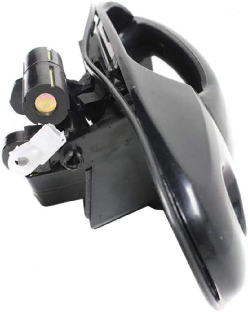 for Lexus LX470 Exterior Door Handle Front, Passenger Side Smooth Black (1998-2007) | with Key Hole | Trim: Limited/Sr5/Base | TO1311120 | 6921060071C0
