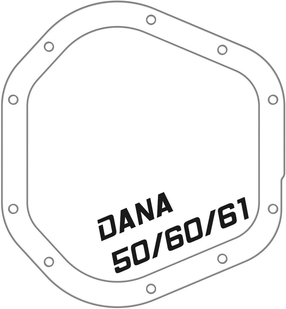 46-71100B Pro Series Dana 60 Front Differential Cover Black W/Machined Fins