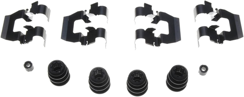 Gold 18K873X Rear Disc Brake Caliper Hardware Kit with Clips, Seals, and Bushings