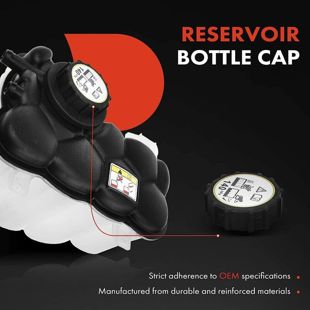 A-Premium Engine Coolant Overflow Recovery Reservoir Tank [W/Cap & Sensor] Compatible with Jaguar F-Pace 2017, XE 2017-2018, XF 2016-2017, Replace # LR091767