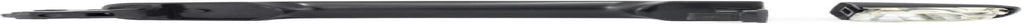 for Nissan Quest Exterior Door Handle Rear, Driver or Passenger Side Smooth Black (2004-2009) | Trim:All Submodels