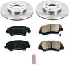 KOE6508 Autospecialty Front Replacement Brake Kit-Oe Brake Rotors & Ceramic Brake Pads
