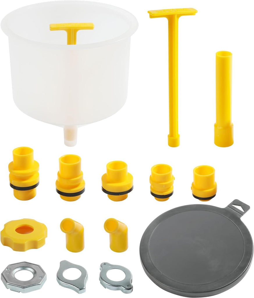 RACOONA Coolant Funnel Kit,Coolant Funnel Radiator Flush Kit,Car Accessories No Spill Coolant Bleeder Kit,Spill Free Radiator Bleeder Funnel Kit,Automotive Antifreeze Bleeder for Universal Vehicles