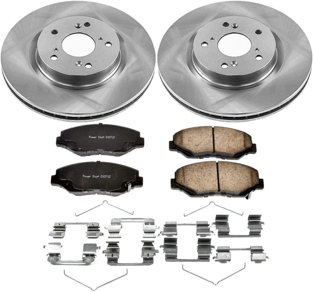 KOE6488 Autospecialty Front Replacement Brake Kit-Oe Brake Rotors & Ceramic Brake Pads