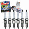 6 Pc DENSO Platinum TT Spark Plugs Compatible with Dodge Dakota 3.9L V6 1987-1991