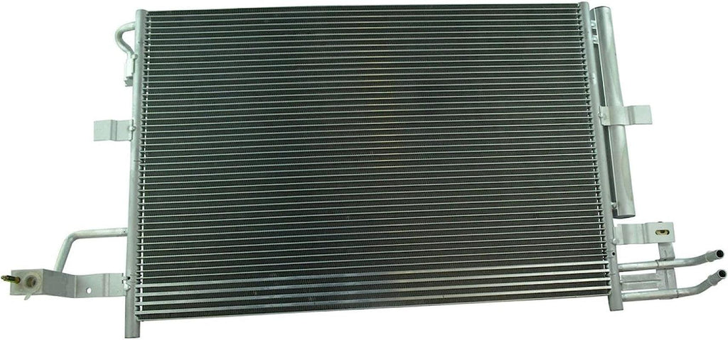 AC Condenser A/C Air Conditioning W/Receiver Dyer & Trans Cooler for Ford