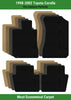 Lloyd Velourtex Front & Rear Row Carpet Mats for 1998-2002 Toyota Corolla