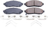17-1548, Z17 Front Ceramic Brake Pads with Hardware