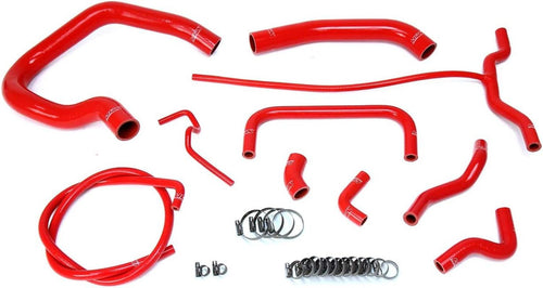 57-1661-RED Red Silicone Radiator and Heater Hose Kit Coolant, 1 Pack