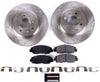 Front KOE690 Stock Replacement Brake Pad and Rotor Kit Autospecialty