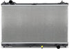 OEM-RA-13477 OE Style 1-Row Aluminum Core Radiator Compatible with 14-17 IS350 IS250 IS300,28-3/8" W X 15-3/4" H X 5/8"D,1-1/2" Inlet / 1-1/2" Outlet