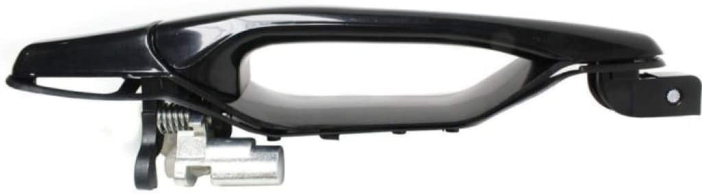 for Mitsubishi Lancer Exterior Door Handle Rear, Driver Side Smooth Black (2002-2007) | Trim:All Submodels | MI1520112 | MR970267