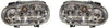 : for 1999 2000 2001 2002 Volkswagen Golf Headlight Assembly Driver and Passenger Side W/Bulbs-Replaces VW2502113 VW2503113 (Vehicle Trim: to VIN 25057050)