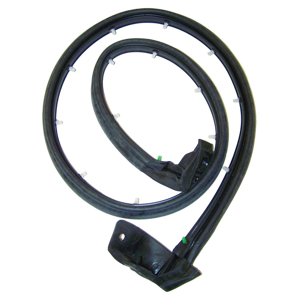 Crown Automotive - Rubber Black Door Weatherstrip - greatparts