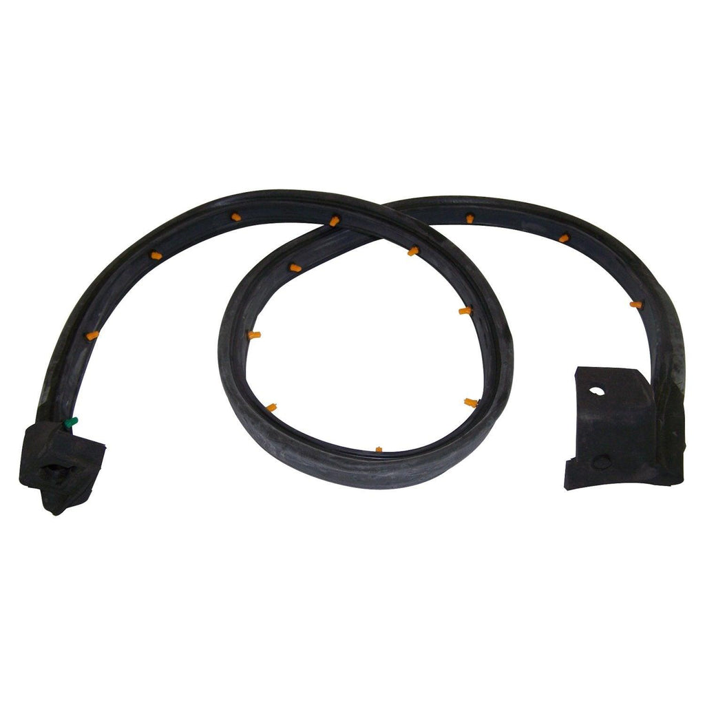 Crown Automotive - Rubber Black Door Weatherstrip - greatparts