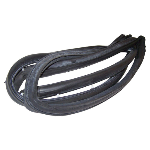 Crown Automotive - Rubber Black Door Weatherstrip - greatparts