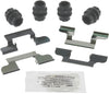 Gold 18K1736X Rear Disc Brake Caliper Hardware Kit with Clips, Seals, and Lubricant