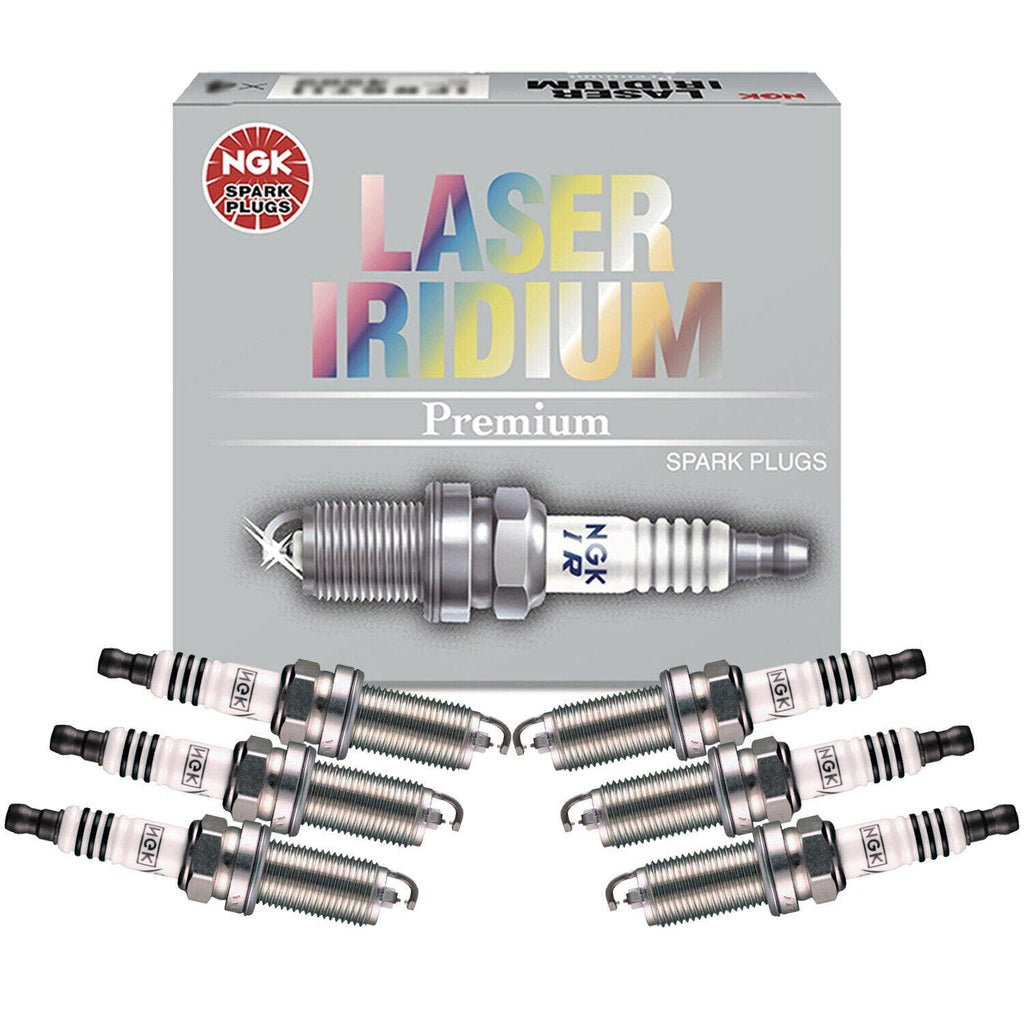 NGK Set of 6 Laser Iridium Spark Plugs for Lexus GS300 Gs450H IS250 IS350 V6