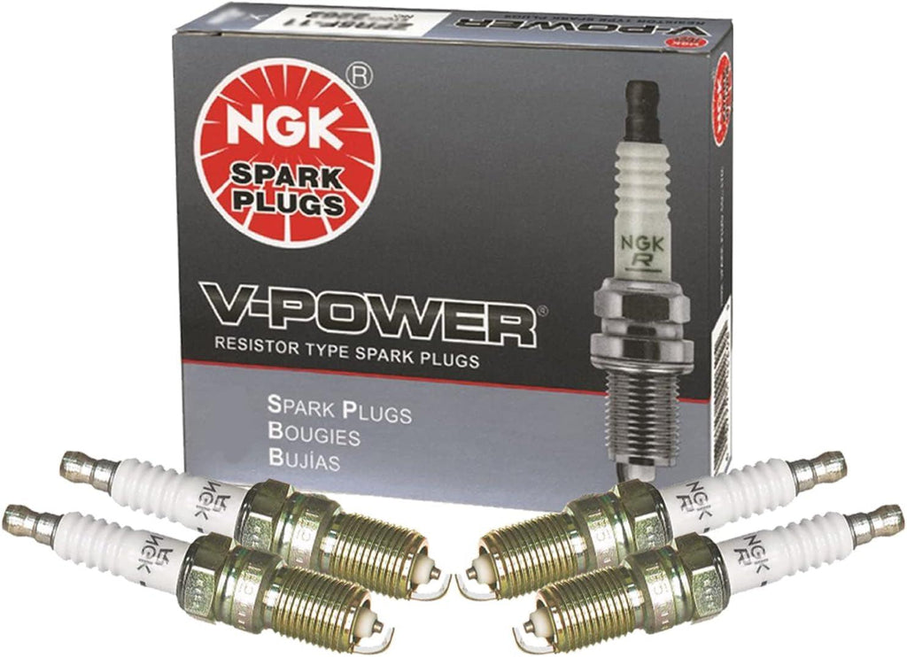 NGK Set 4 Nickel V-Power Spark Plugs for Chevy Eagle Ford Mazda Mercedes Mercury