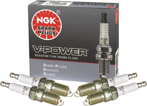 NGK Set 4 Nickel V-Power Spark Plugs for Chevy Eagle Ford Mazda Mercedes Mercury