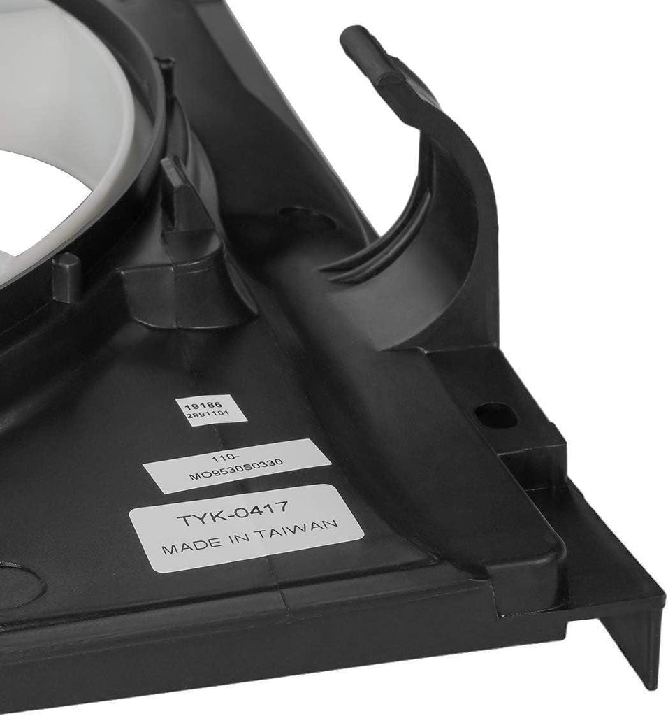 OEM-RF-0265 TO3115165 Factory Style Radiator Cooling Fan Assembly Replacement,Black
