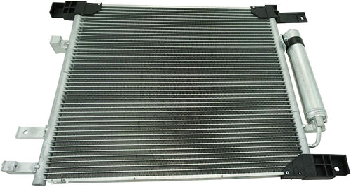 AC Condenser A/C Air Conditioning W/Receiver Drier Direct Fit for Nissan Versa