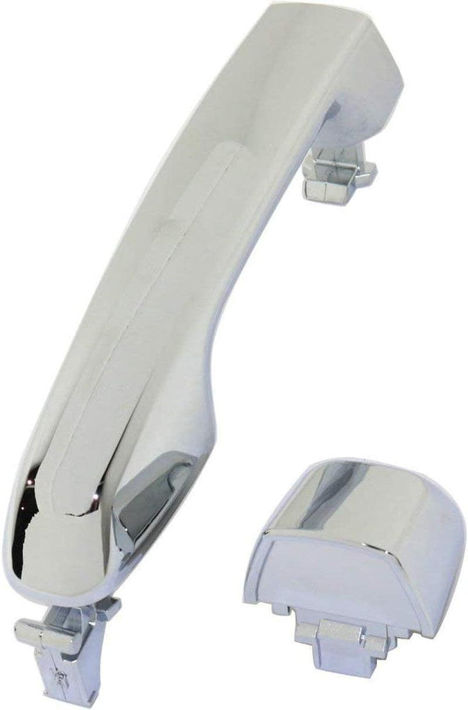 Aftermarket Rear Door Handle Compatible with 2010-2018 Toyota 4Runner/Lexus GX460 outside All Chrome Plas and Sensor Passenger and Driver Side