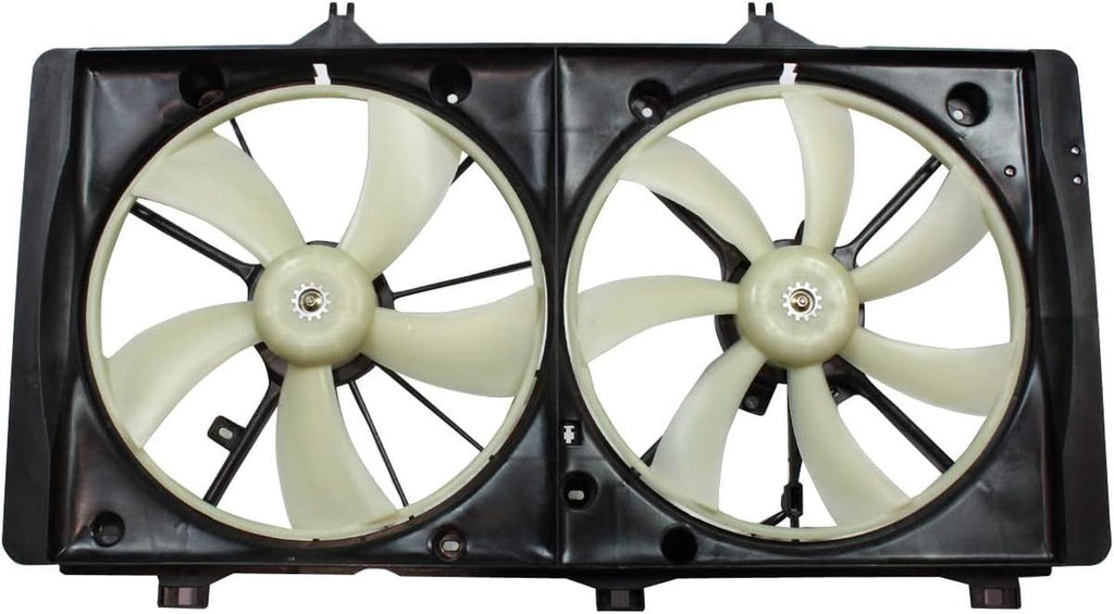 TYC 622420 Replacement Cooling Fan Assembly Compatible with Toyota , Black