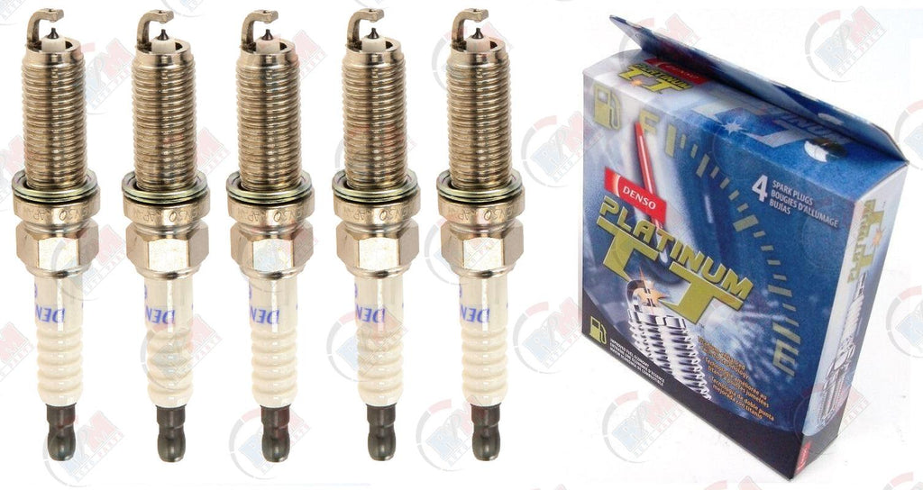 DENSO "PLATINUM" TT Spark Plug Set of 5 for 2001-2009 S60 2.3L 2.4L 2.5L L5
